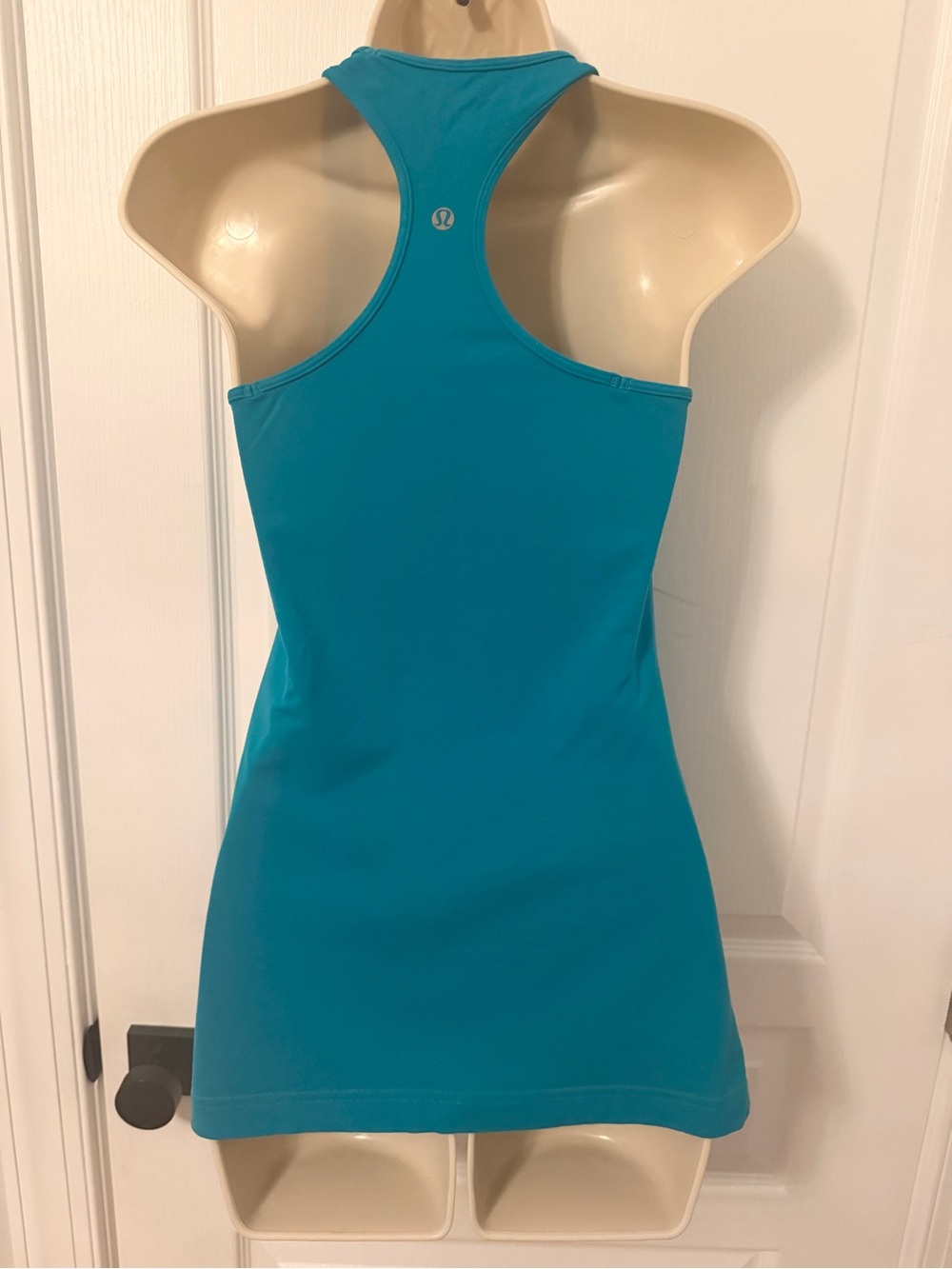 Lululemon Athletic Racerback Tank Top Teal Blue Activewear Womens - Picture 3 of 6